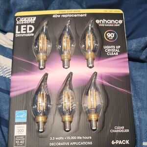 FEIT Enhance LED Dimmable Bulbs - Clear.